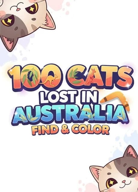 100 Cats Lost in Australia Find & Color