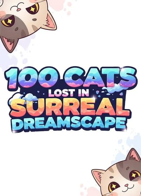 100 Cats Lost in Surreal Dreamscape