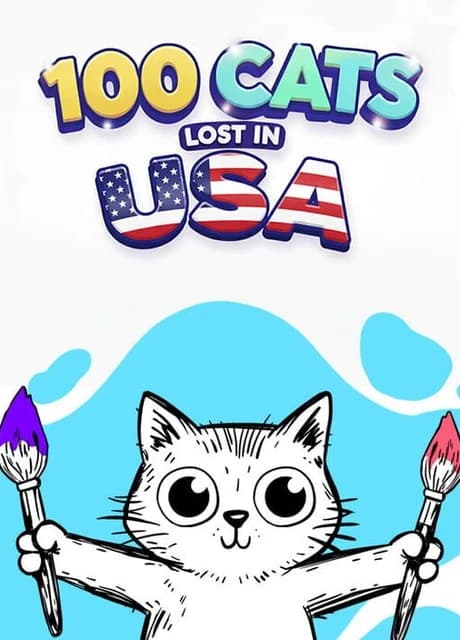 100 Cats Lost in Usa Find & Color