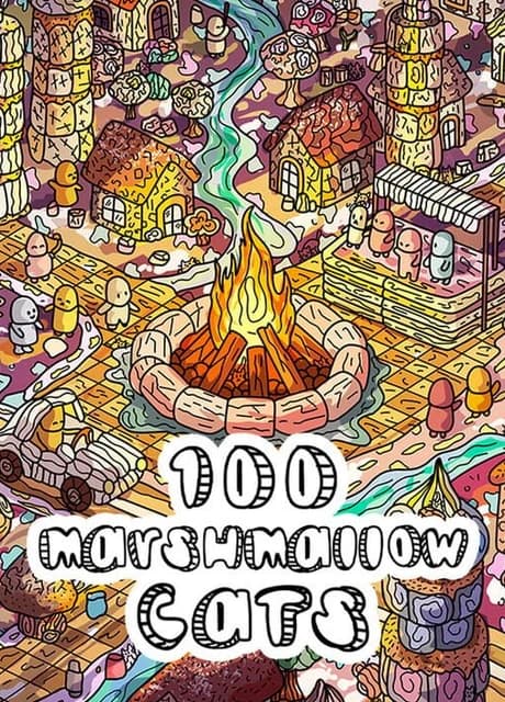 100 Marshmallow Cats