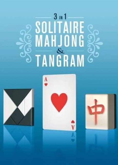 3 in 1: Solitaire, Mahjong, & Tangram