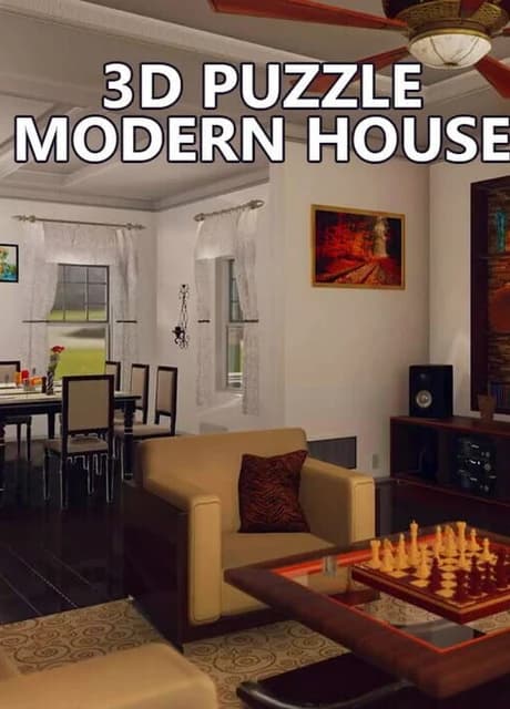3D Puzzle: Modern House