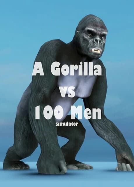 A Gorilla vs. 100 Men Simulator