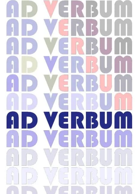 Ad Verbum