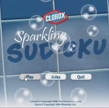 Clorox: Sparkling Sudoku