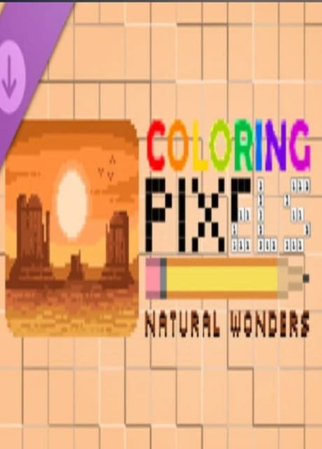 Coloring Pixels: Natural Wonders
