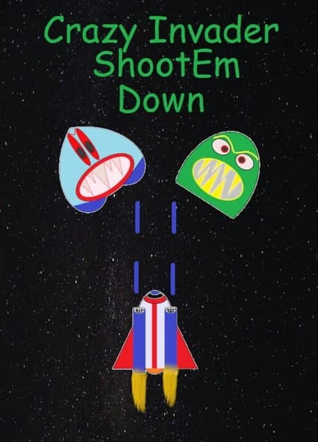Crazy Invader ShootEm Down