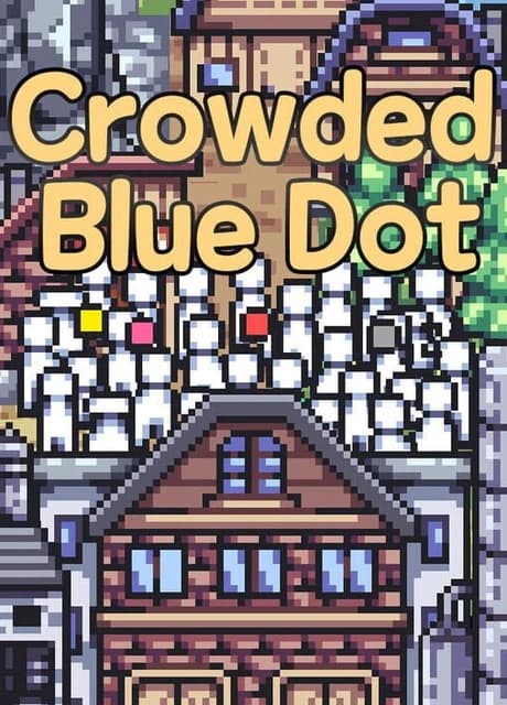 Crowded Blue Dot