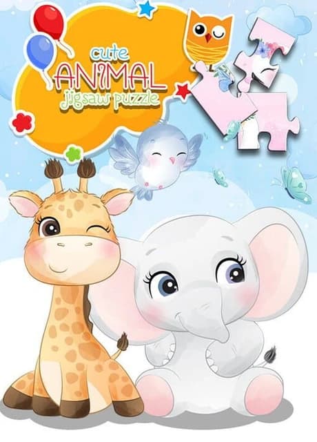 Cute animal jigsaw puzzle