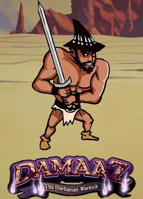 Damaaz the Barbarian Warlock