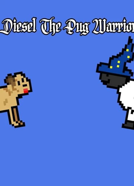 Diesel the Pug Warrior