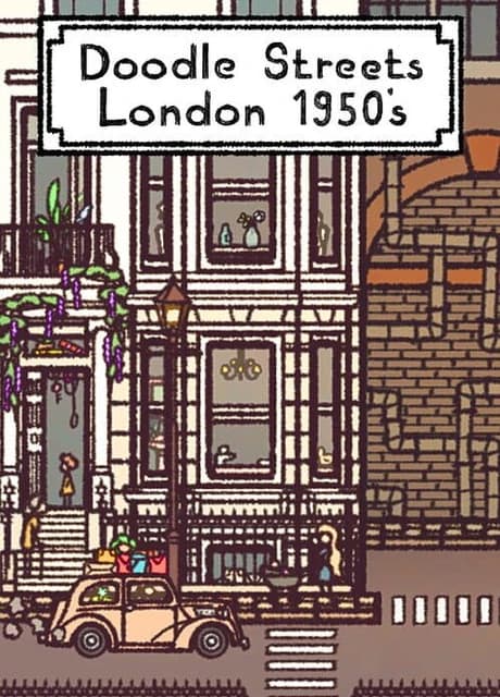 Doodle Streets: London 1950's