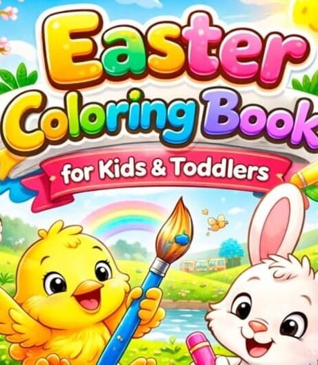 Easter Coloring Book for Kids & Toddlers