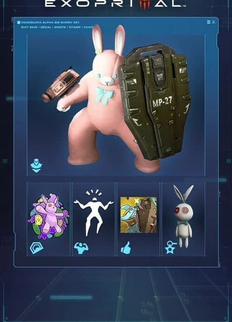 Exoprimal: Roadblock Alpha Big Bunny Set