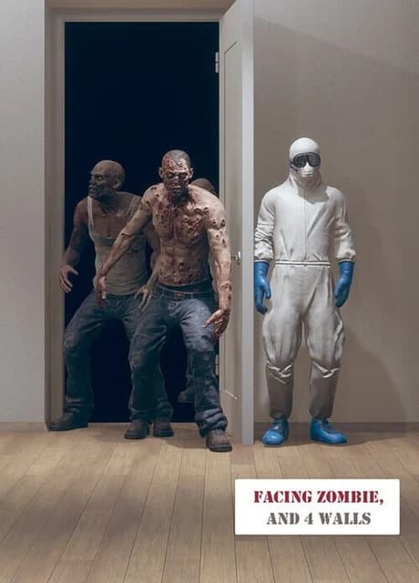 Facing Zombie,and 4 Walls
