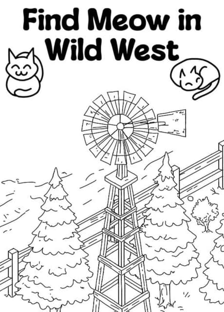 Find Meow in Wild West