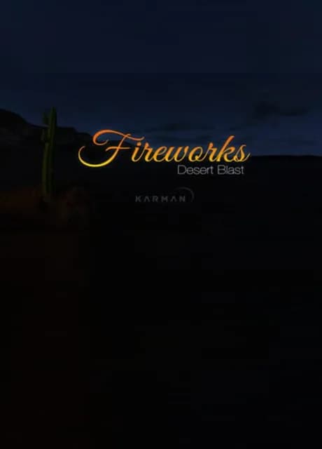 Fireworks Desert Blast