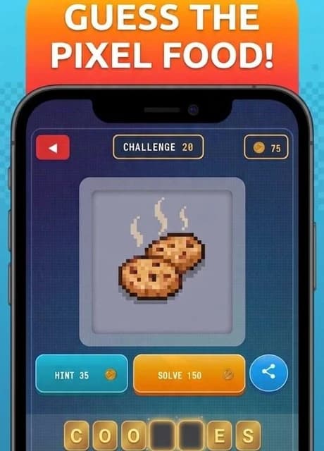 Food Guess: Pixel Art Trivia