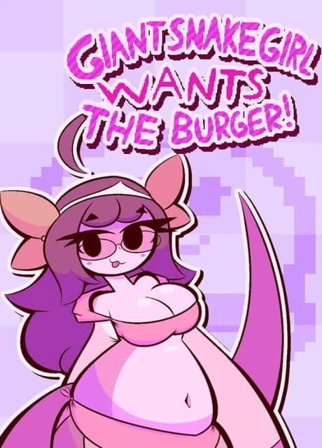 Giant Snake Girl Wants the Burger!