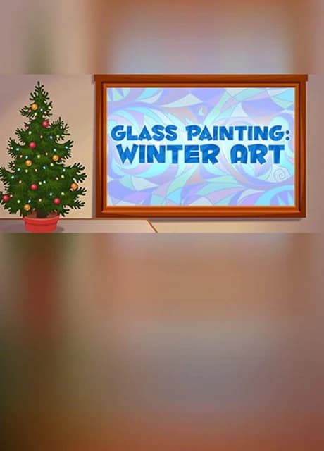 Glass Painting: Winter Art