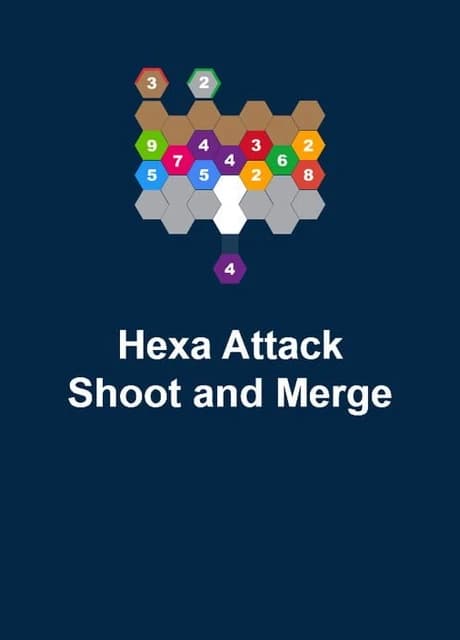 Hexa Attack Puzzle: Shoot n Merge Numbers