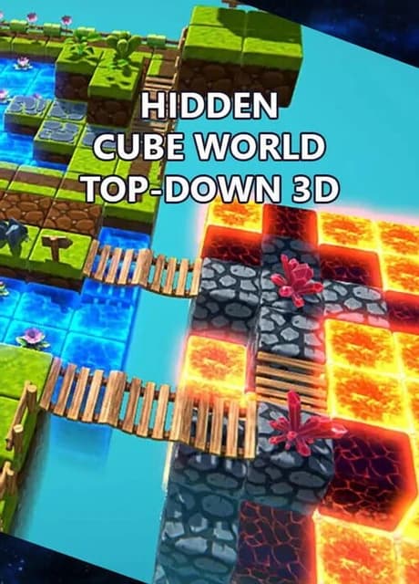 Hidden Cube World Top-Down 3D