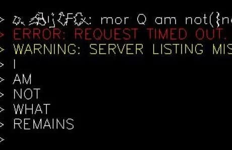 I Am Not What Remains