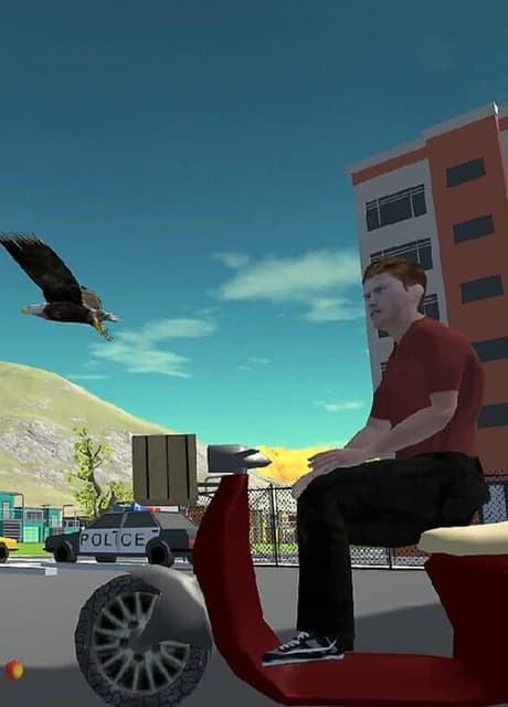 I ride a Scooter