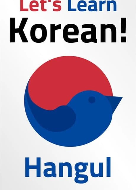 Let's Learn Korean! Hangul