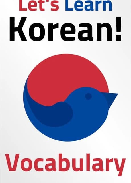 Let's Learn Korean! Vocabulary