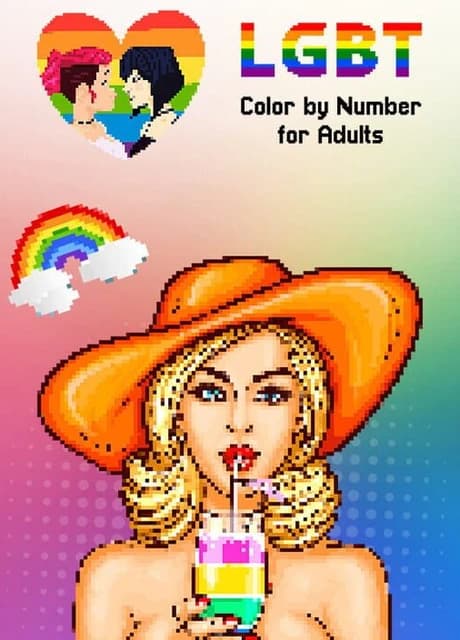 LGBT Color by Number for Adults