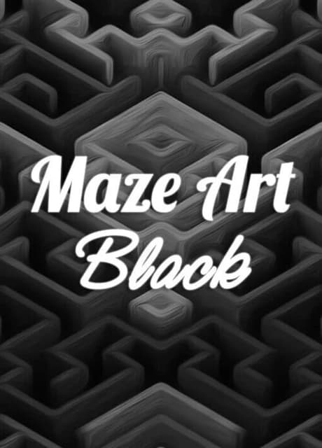 Maze Art: Black