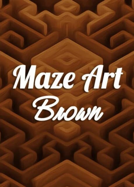 Maze Art: Brown