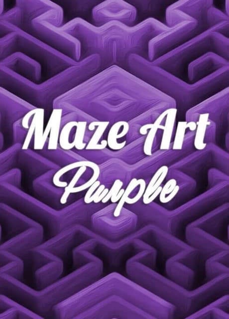 Maze Art: Purple