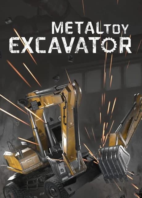 Metal Toy Excavator