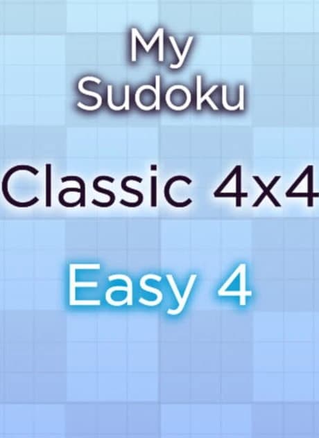 My Sudoku: Classic 4x4 Easy 4
