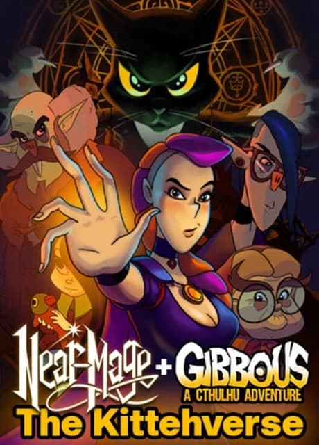 Near-Mage + Gibbous: The Kittehverse