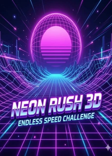 Neon Rush 3D Endless Speed Challenge
