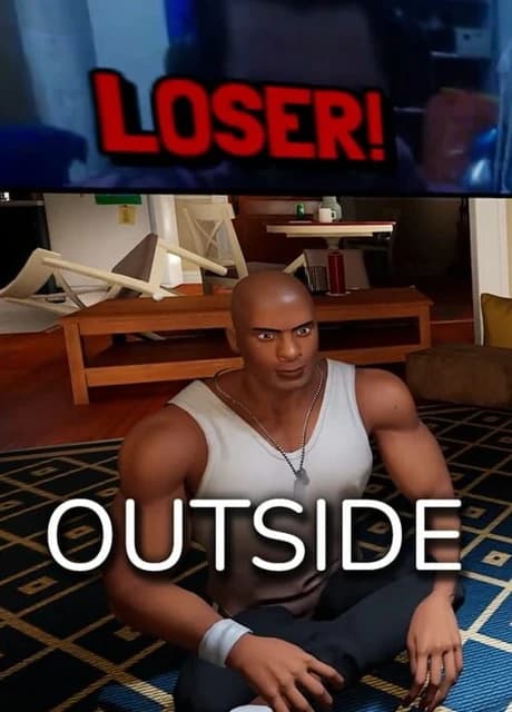 Outside
