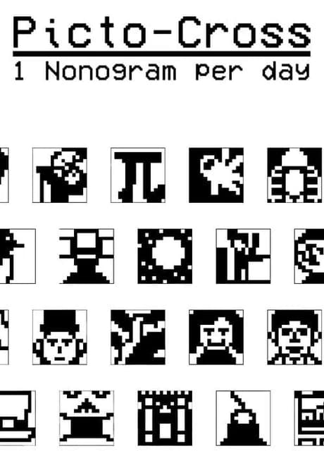 Picto-Cross: 1 Nonogram per Day