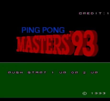 Ping Pong Masters '93