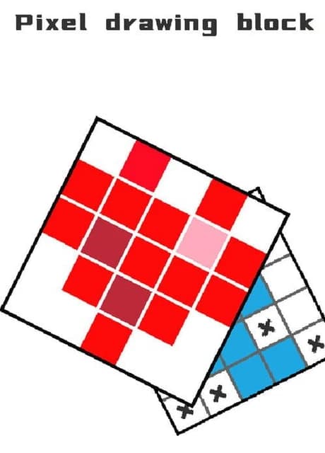 Pixel drawing block