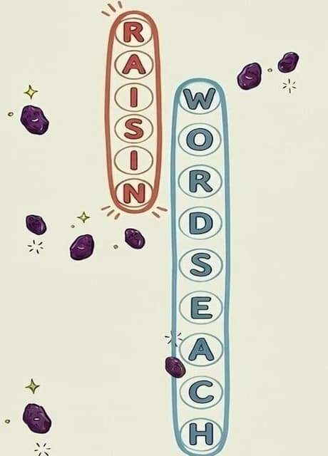 Raisin Wordsearch