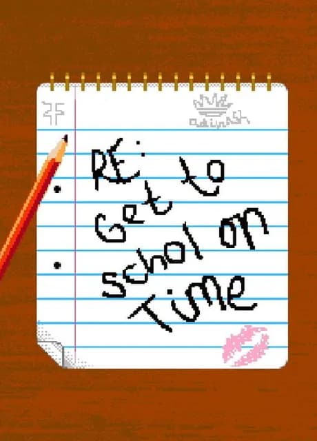 RE: Get to Schol on Time