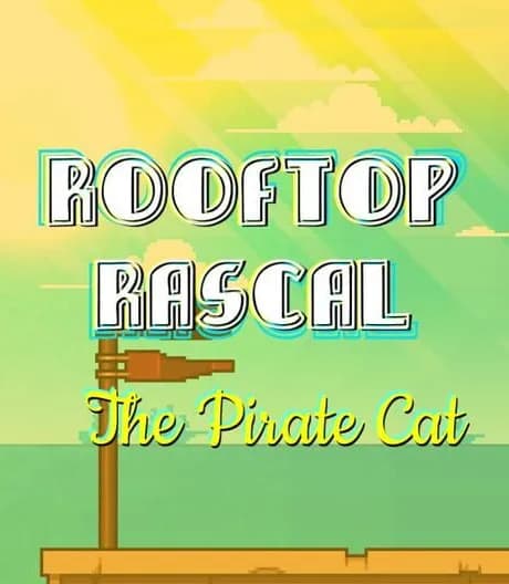 Rooftop Rascal: The Pirate Cat