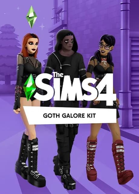 The Sims 4: Goth Galore Kit