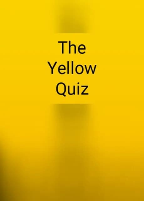 The Yellow Quiz