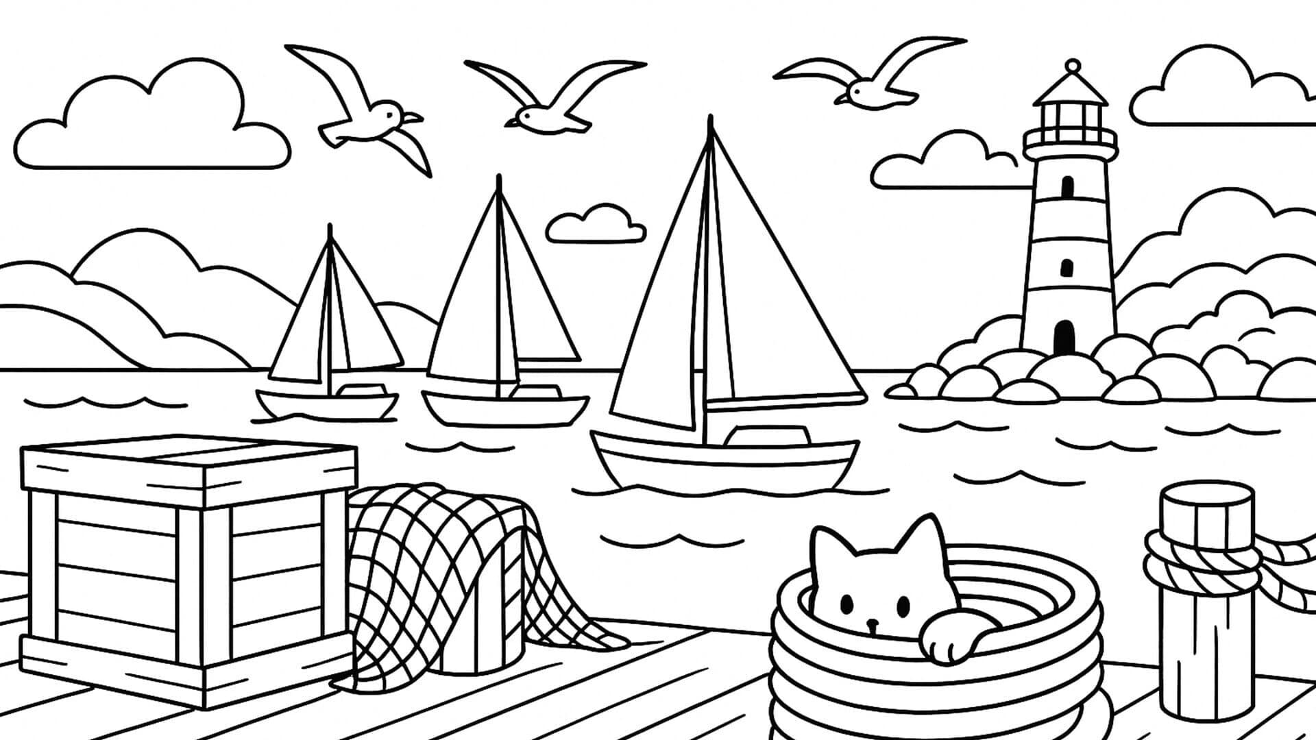 100 Cats Lost in Canada Find & Color screenshot 5