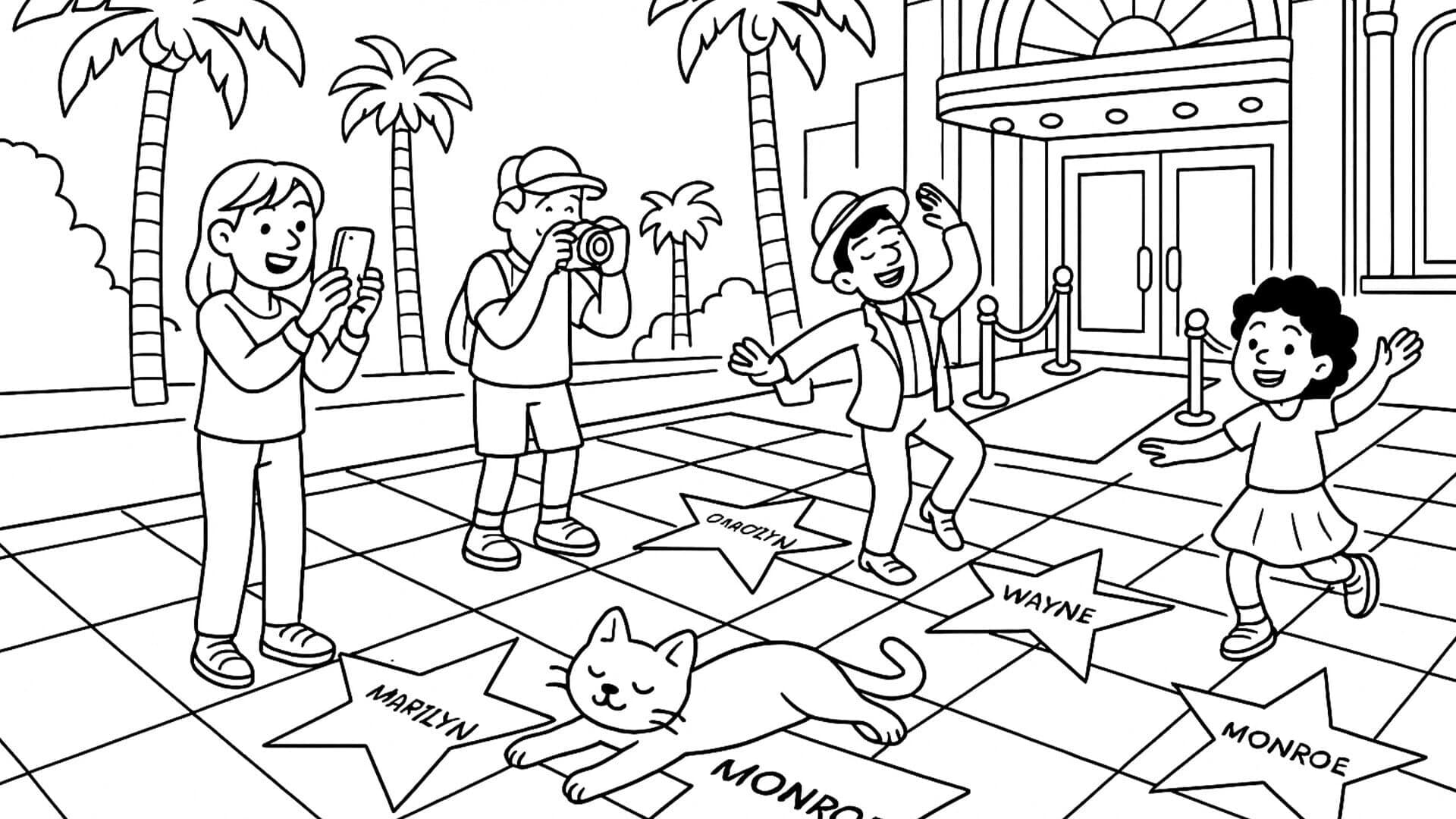 100 Cats Lost in Usa Find & Color screenshot 5