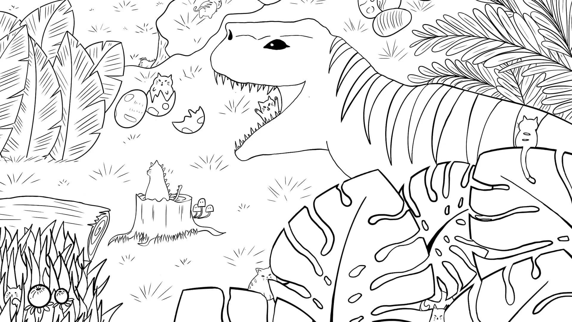 100 Dino Cats screenshot 3